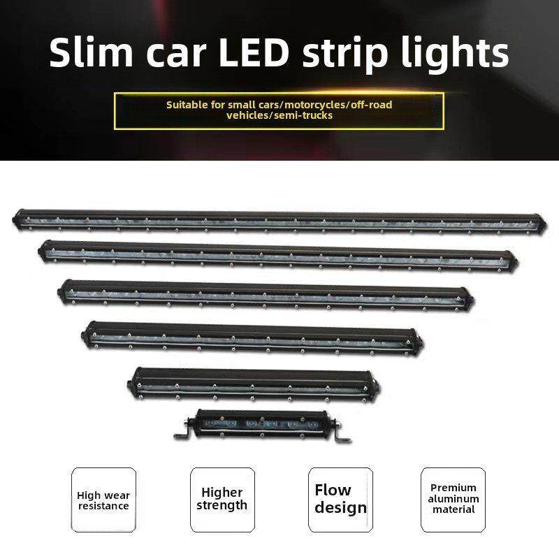 汽车货车led射灯长条灯聚光中网杠灯12v24伏超亮黄光越野车顶改装,汽车零部件/养护/美容/维保,LED射灯,淘宝优惠券,粉丝福利购,淘宝优惠卷