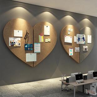 毛毡板贴纸办公室公司房间爱的愿望墙信息装饰企业文化布告栏照片