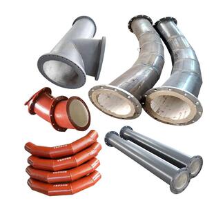 陶瓷耐磨管道输灰烧结 内衬陶瓷贴片耐磨钢管 双金属覆合耐磨直管