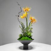 新中式 诧寂风永生苔藓绿植盆景彷真花艺茶室民宿会所桌面软装 摆花