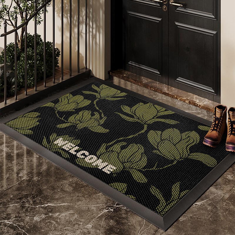 入户门地垫高端大门口进门除尘防滑脚垫高弹耐脏免洗家用玄关门垫