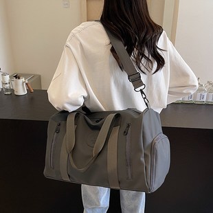 行李袋可套拉杆箱女轻便大容量手提包带鞋位健身男旅行包2024新款