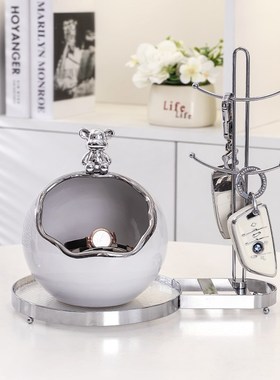 简约现代玄关柜i钥匙收纳摆件高档家居饰品客厅电视柜餐边柜装饰