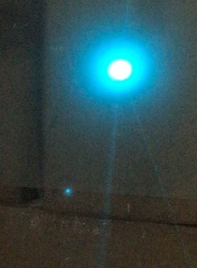 12V带风扇488nmp60mW可调天蓝色光舞台点状/一字/十字激光模组