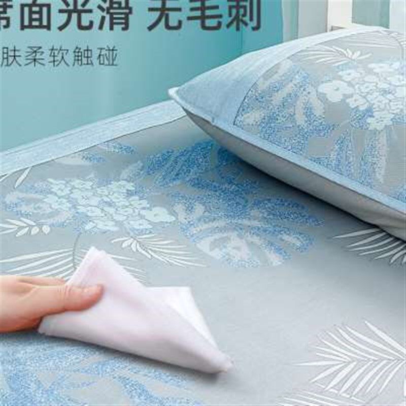 冰丝凉席学生宿舍单人n凉席冰丝席可水洗夏季12专用1米2凉席子09