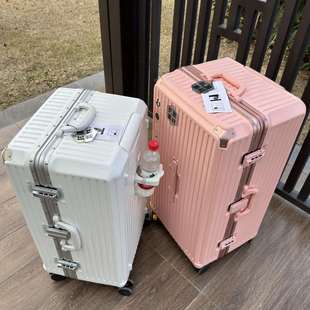 加厚结实耐用铝h框大容量行李箱多B功能拉杆箱女28寸旅行箱男30箱