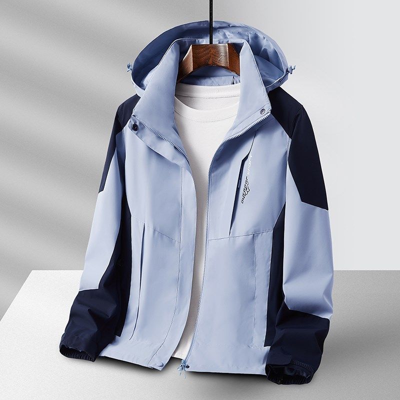 单衣冲锋衣外套男女情侣款外套风衣休闲运动户外防风防水夹克外套