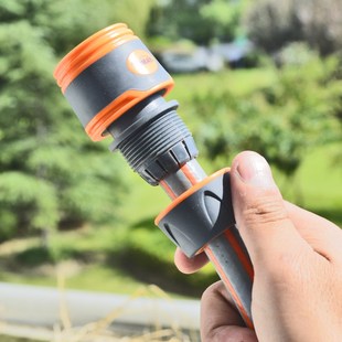 美时4分塑料快速接头水枪接头水龙头分水器花园浇灌软管快接