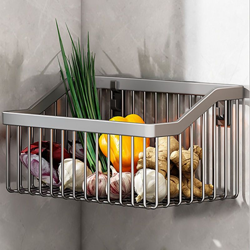 厨房调料用品置物架免打孔多层调C味罐收纳架墙上壁挂蔬菜储物篮