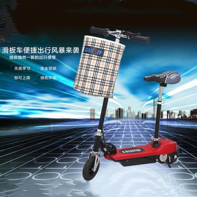 折叠电动代步车男式。轻便工x具休闲便携上班大童小巧b滑板车成年