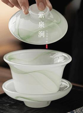 乔乔是l。Pd。紫色的春天。古玻璃三彩碗，家用非热茶碗|单纯