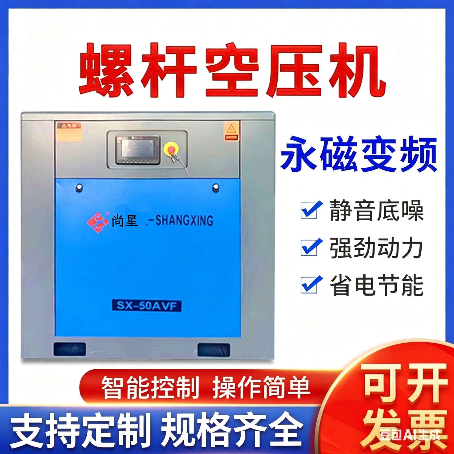 尚星牌永磁变频螺杆空压机