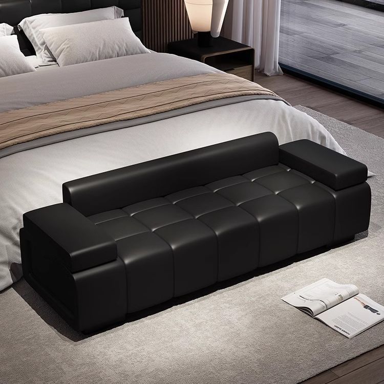 现代轻奢劳伦斯小沙发床尾凳卧室床边放衣凳酒店床头榻长条沙发凳
