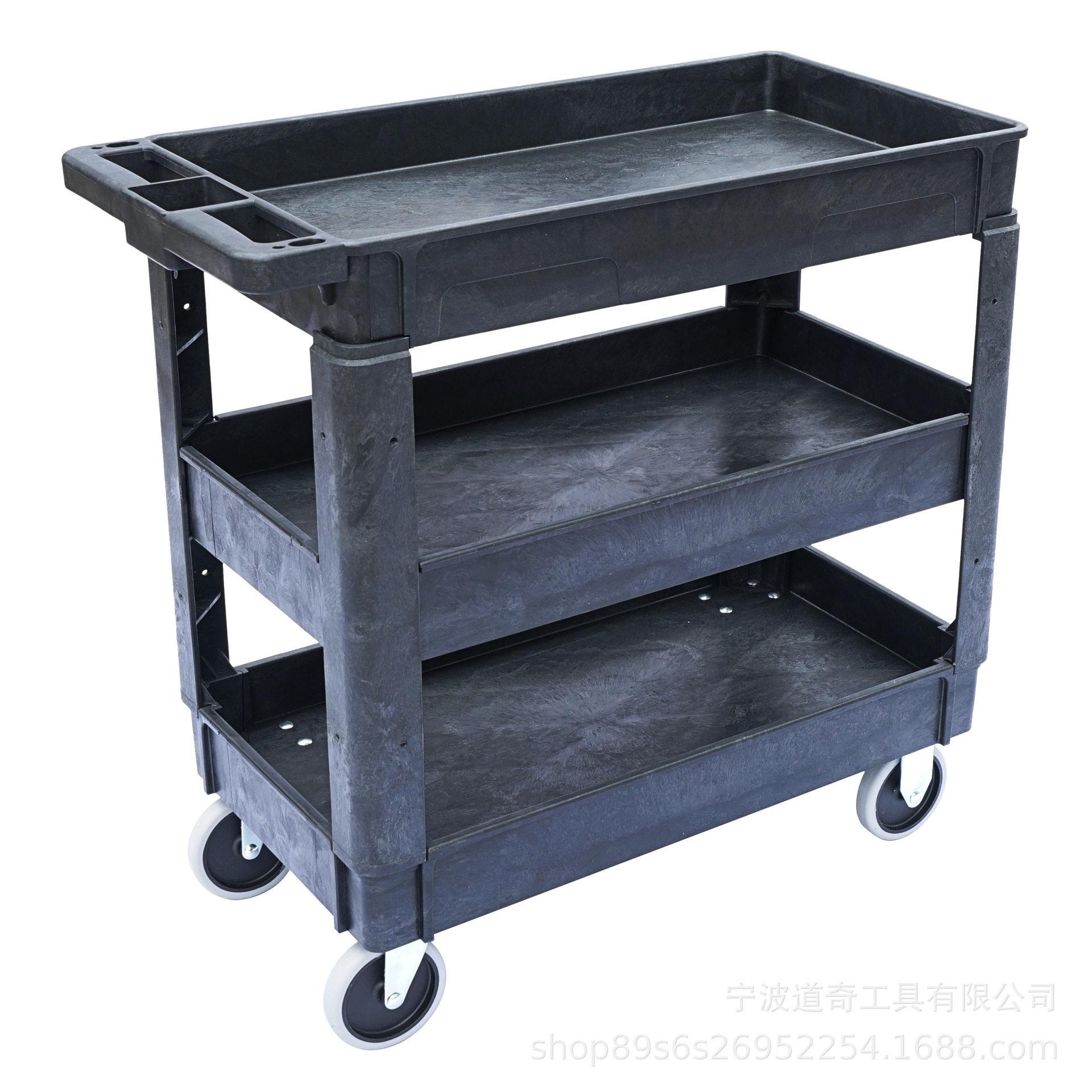 多层多功能操作台汽修工具车移动收纳搬运工作台仓库摄影棚置物架图片