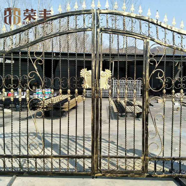 欧式中式铁艺庭院大门厂家