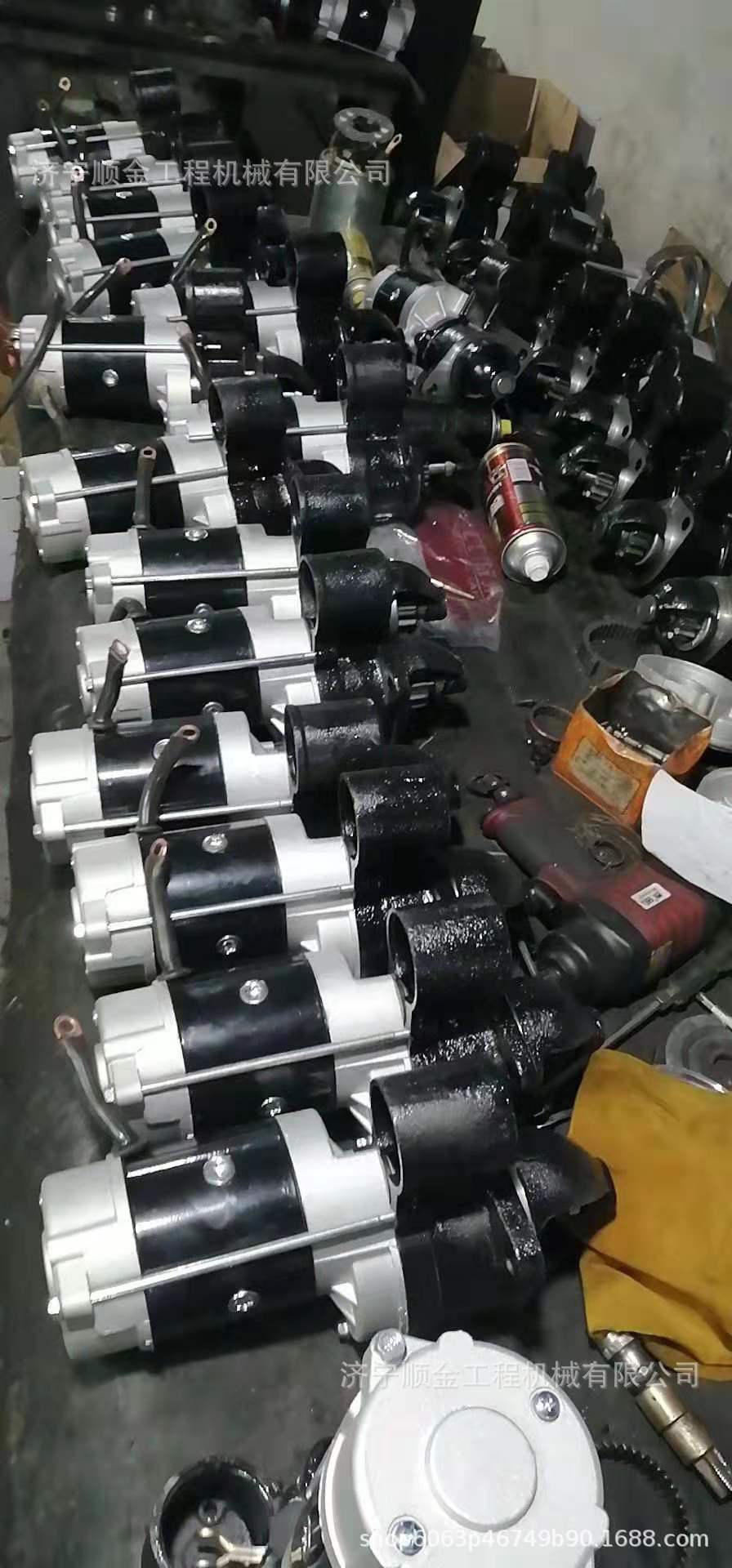 现货销售山工装载机SEM655 SEM656启动机 发电机 装载机全车配件