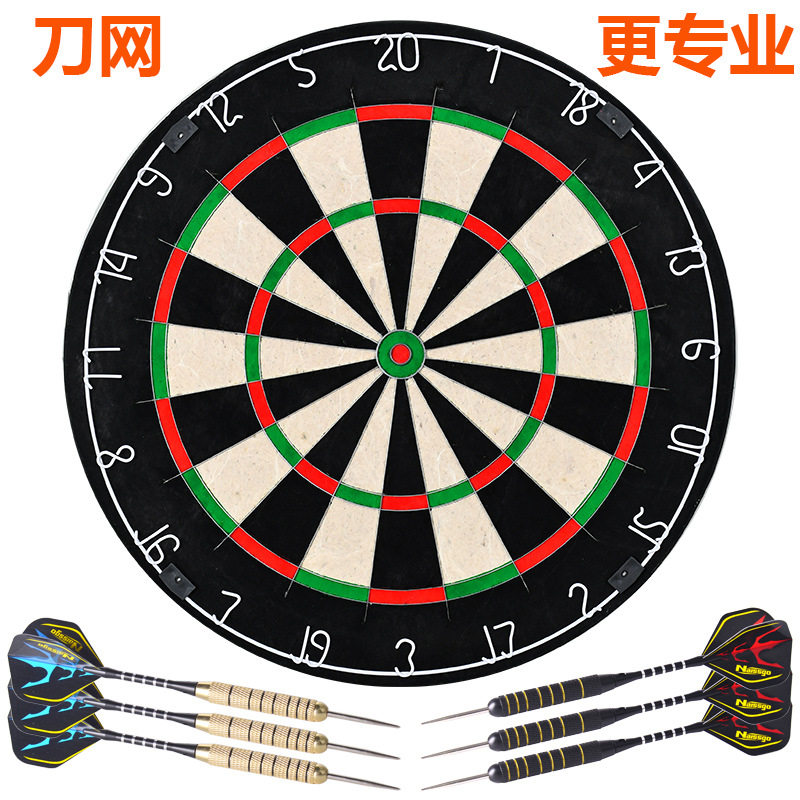 刀网刺网飞镖靶 飞镖盘飞镖专业麻靶18寸肯尼亚琼麻飞镖靶刀网靶