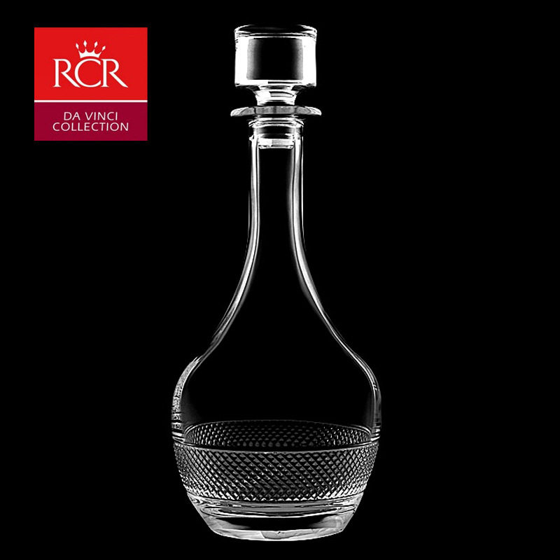 意大利进口 RCR 菲耶索 水晶玻璃 醒酒器 酒壶 酒樽 酒瓶 900ml