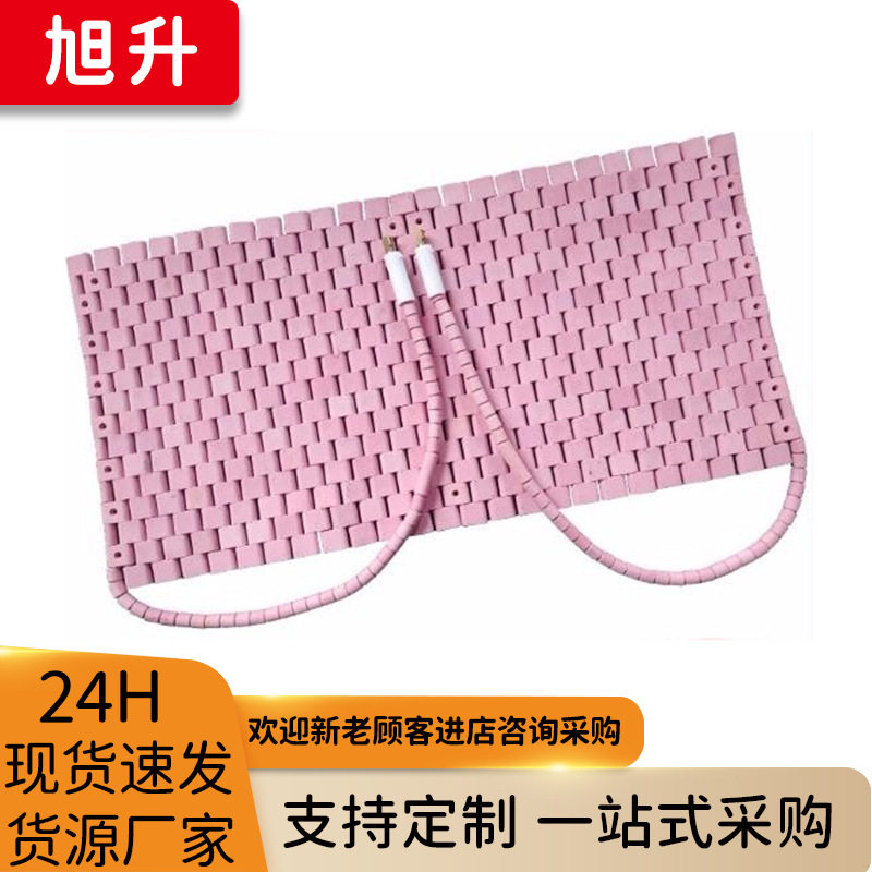 履带式电加热带LCD陶瓷电加热器片预热焊接热处理伴热带加热绳