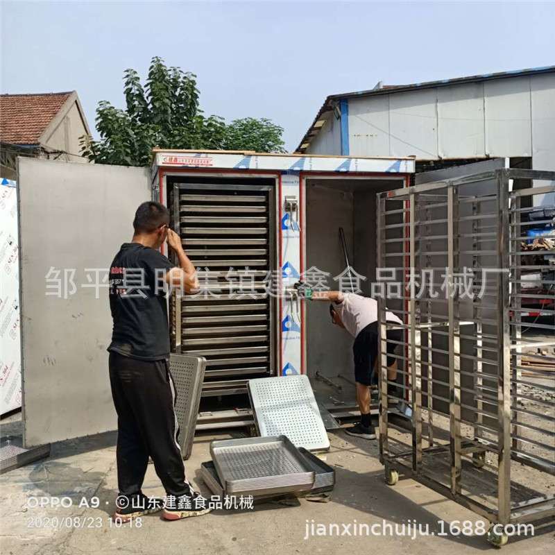 河南双门72盘馒头蒸房 电蒸房 单门36盘带推车的蒸房