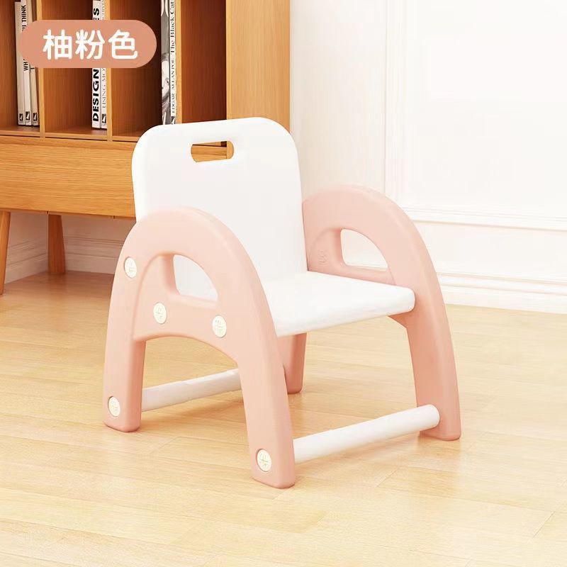 儿童椅子凳子家用小凳子靠背板凳宝宝座椅学坐椅矮凳吃饭餐椅绢花