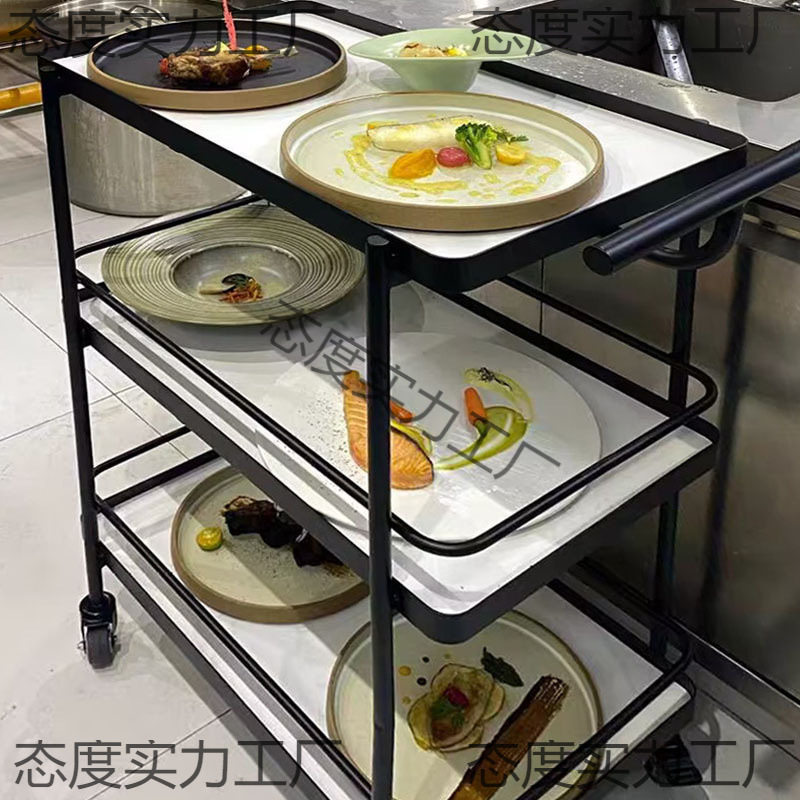 酒店商用移动传菜餐车