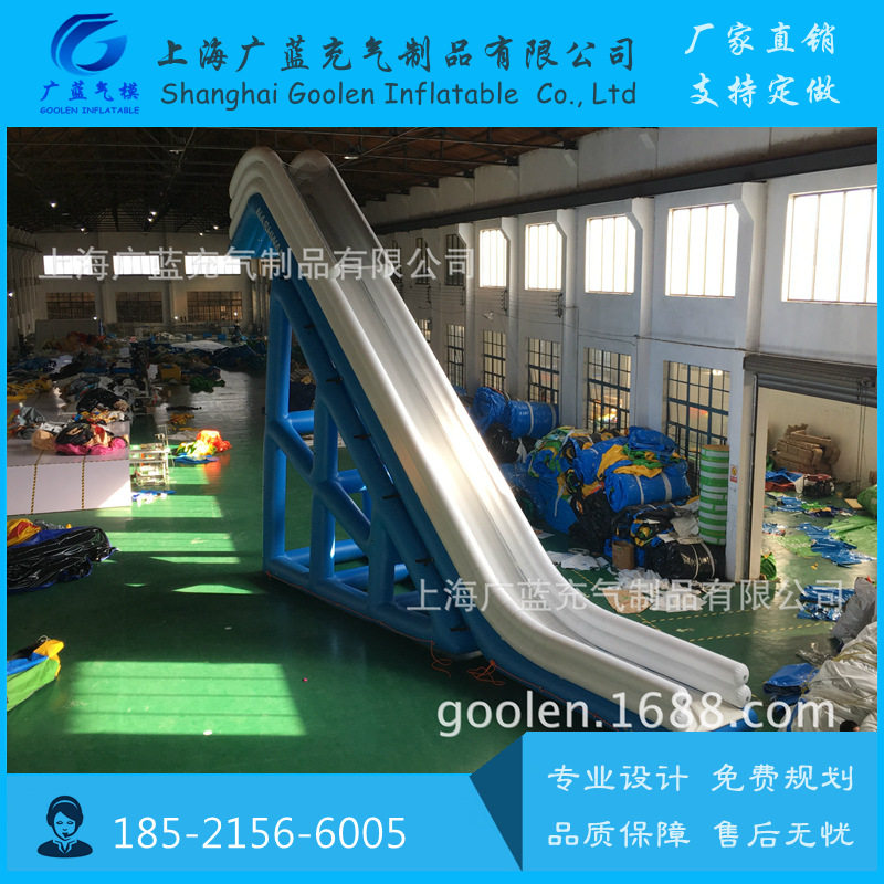 充气游艇滑梯设计超大型游艇滑梯游轮滑梯！游艇专用滑梯充气