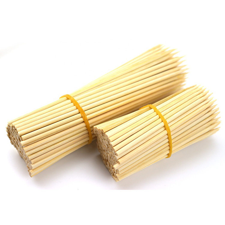 实力厂家批发15cm20cm25cm30cm竹签烧烤签一次性烧烤竹签串串竹签