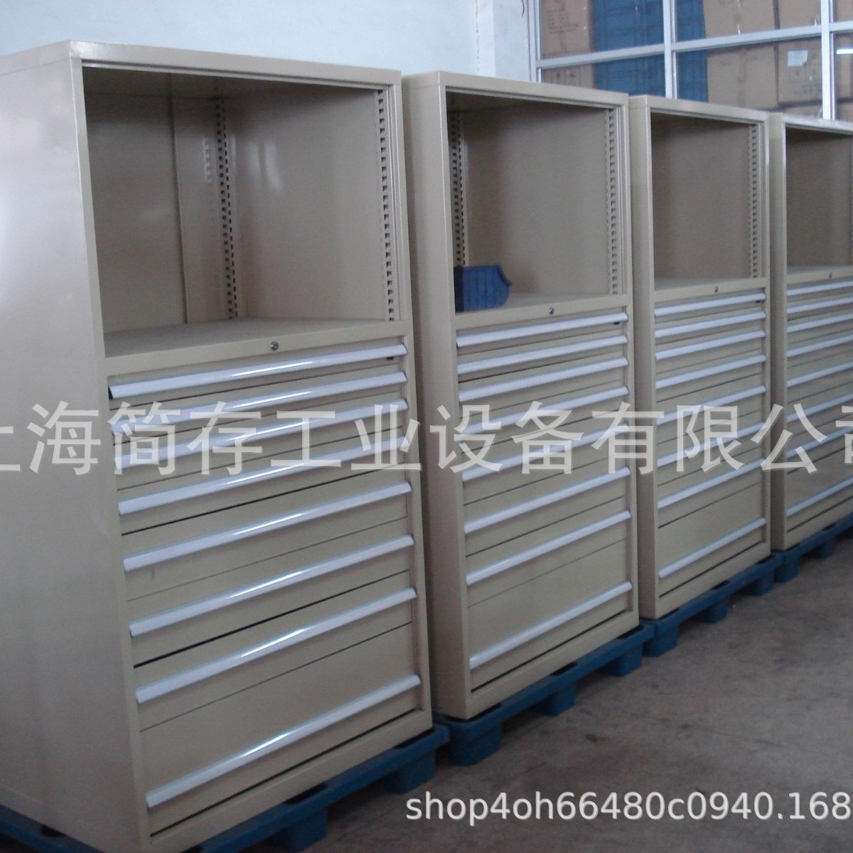 上海重型抽屉式置物柜双开门储物柜厂家生产金属铁皮柜带锁抽屉