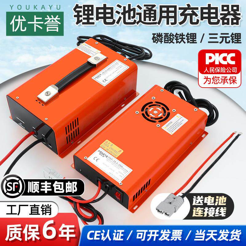 锂电池充电器大功率12v24v48v30A50A100A三元磷酸铁锂充电器专用
