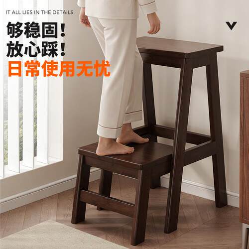 家用梯凳折叠梯人字梯加厚梯椅凳子厨房两用登高楼梯小梯子置物架