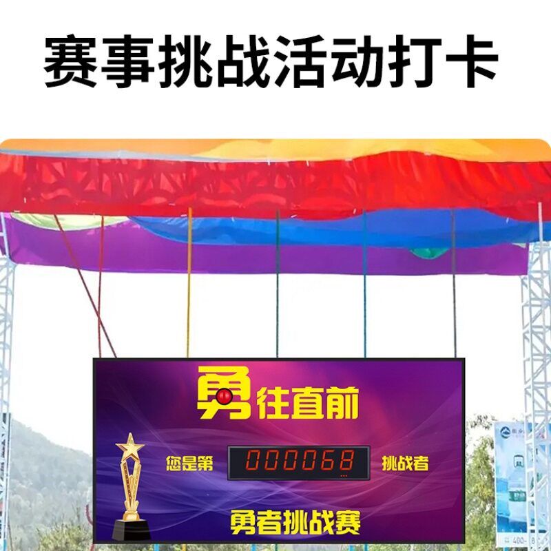 装车专用计数器旋转式机械吸盘式红外线感应电子计数器手工计数器