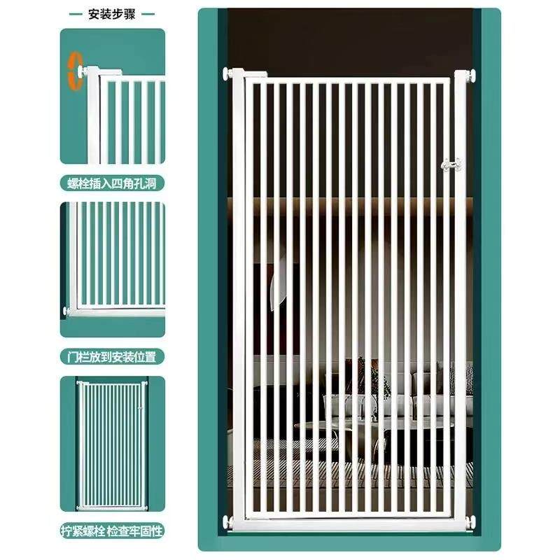 宠物栅栏防猫门栏宠物阻拦门围栏栅栏安全门狗笼子不易绊脚防护栏
