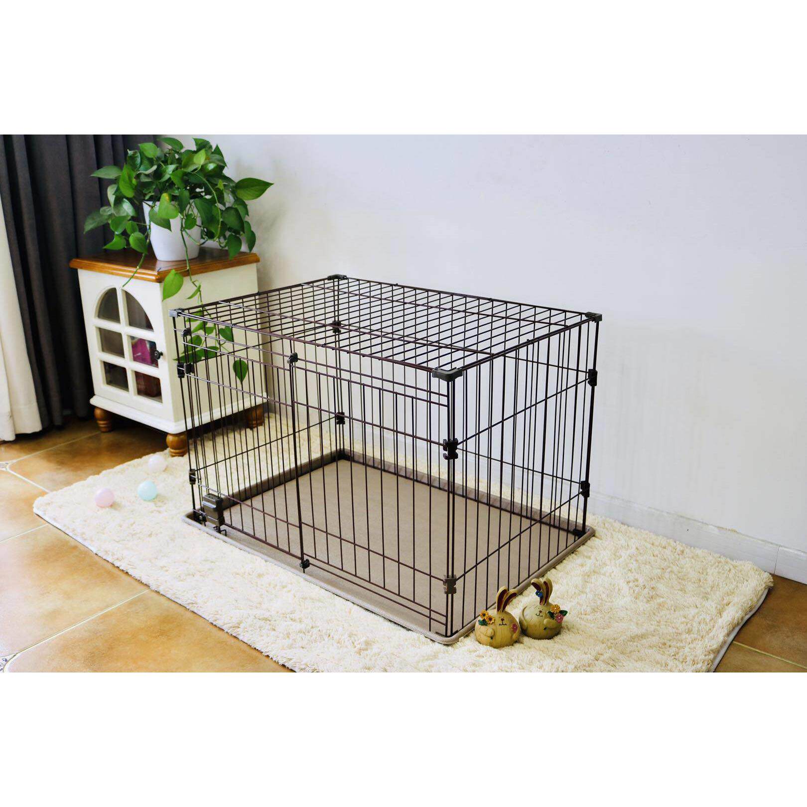 狗笼子猫笼带厕所室内中型幼犬小型犬宠物栅栏移门式猫舍家用别墅