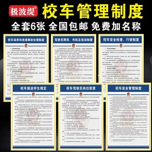 幼儿园校车安全管理制度驾驶员岗位职责安全行驶接送学生校车检查