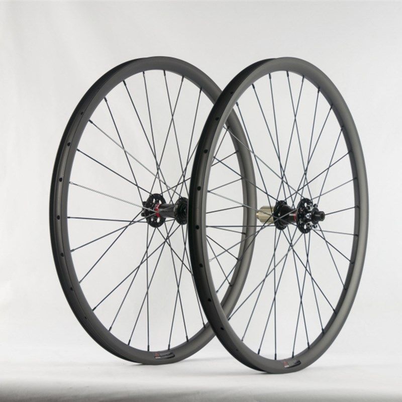 碳纤维山地轮组27.5寸29寸桶轴快拆中锁偏心圈越野支持真空直边XC