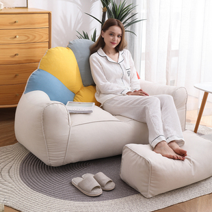 懒人沙发豆袋榻榻米双人可躺可睡小户型卧室阳台地上休闲沙发座椅