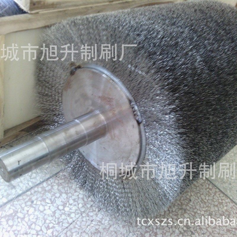 尼龙丝 磨料丝 钢丝抛光毛刷辊 过硬质量毛刷还是旭升制刷好