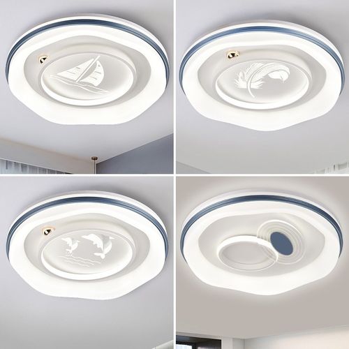 卧室灯led吸顶灯简约现代大气北欧风客厅书房餐厅过道圆形主卧灯