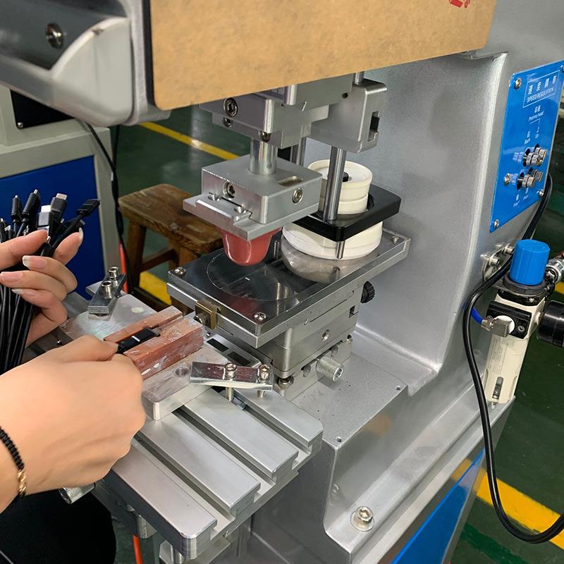 油墨移印机单色油盅移印机自动移印机可调节小R型手动油盅移印机