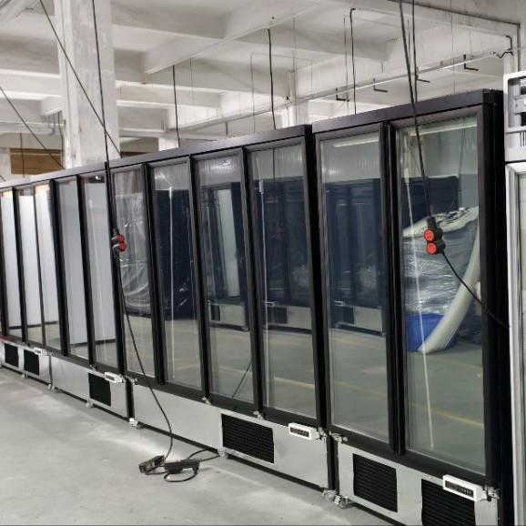 超市冰柜饮料柜商用冷藏保鲜展示柜立式便利店立式风冷冰箱