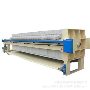 云南马关高压隔膜压滤机市政污泥脱水设备全自动板框厢式过滤机