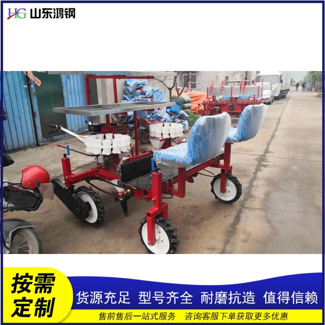 农用自走式蔬果移栽机 红薯大葱培苗机 两行自走式育苗设备