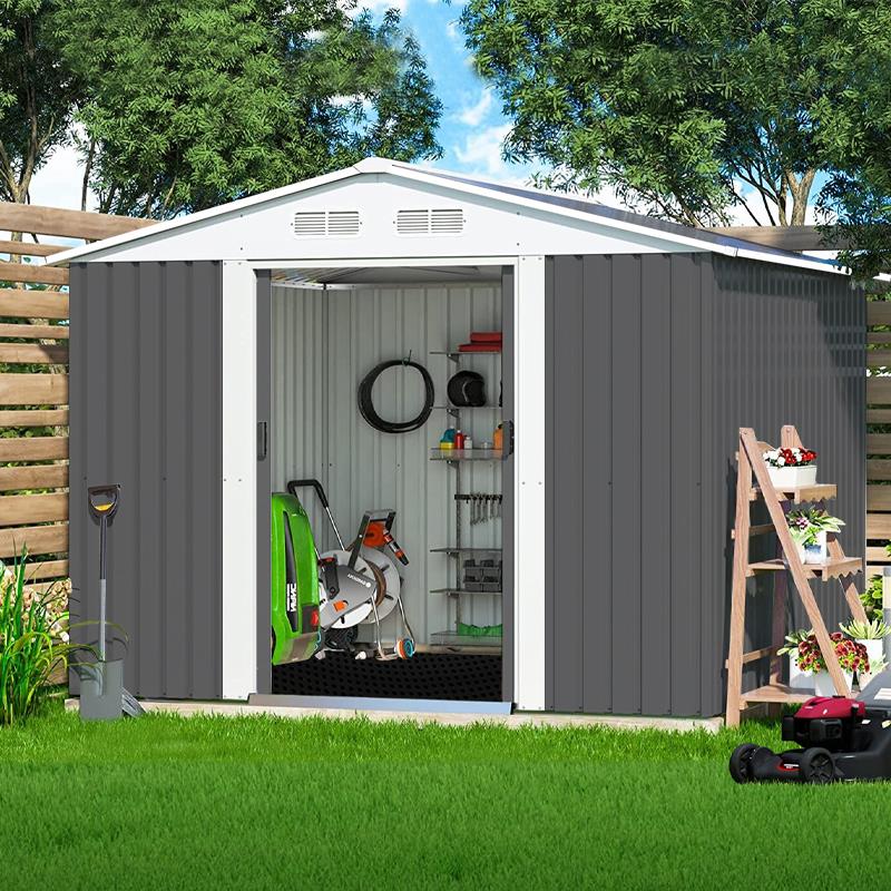 储物房铁皮组装组合屋户外简易工具房室外杂物间庭院花园小房子