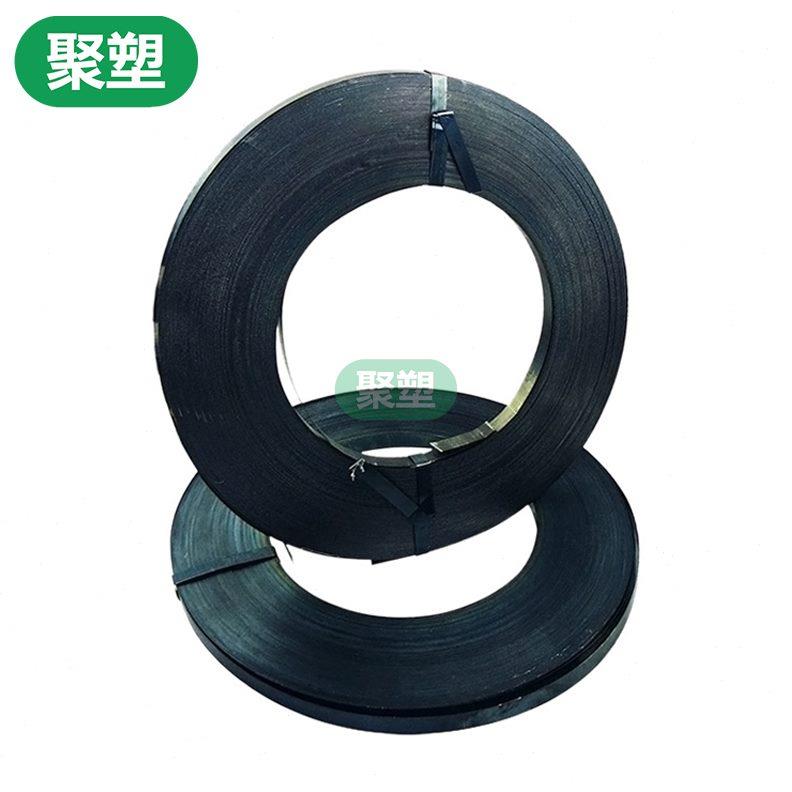 铁皮打包带发蓝厂家直销 0.5烤蓝镀锌钢带19mm重型货物金属捆扎带