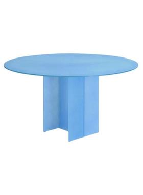 GLAS MIGISA意式极简磨砂玻璃餐桌家用圆方形洽谈桌网红桌子饭桌