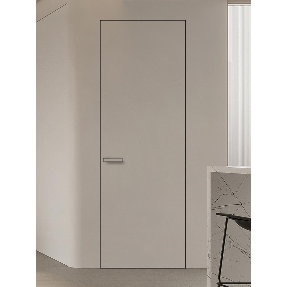 梵屋极简门无边框门隐形门暗门极窄边框门铝木门室内通顶门隐框门