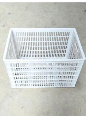 2024白色全新料塑料周转箩周转筐pp