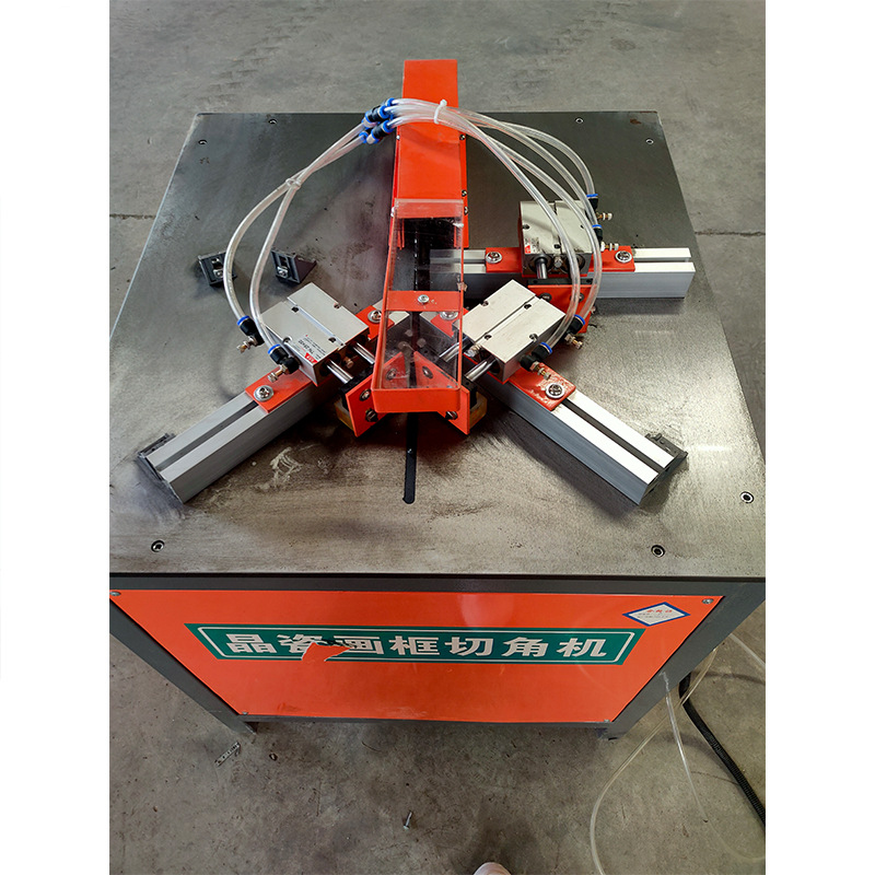 任意角度切割锯 铝型材发泡木框切割锯 双数显晶瓷画切角机