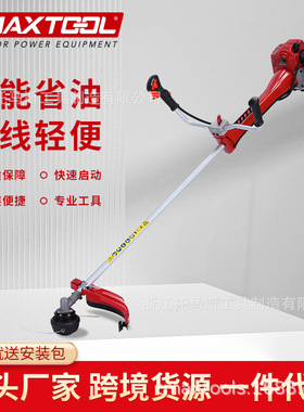 托马斯园林工具手推式割草机高效切割动力65CC汽油动力除草机